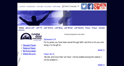 Desktop Screenshot of lovinggodfellowship.org